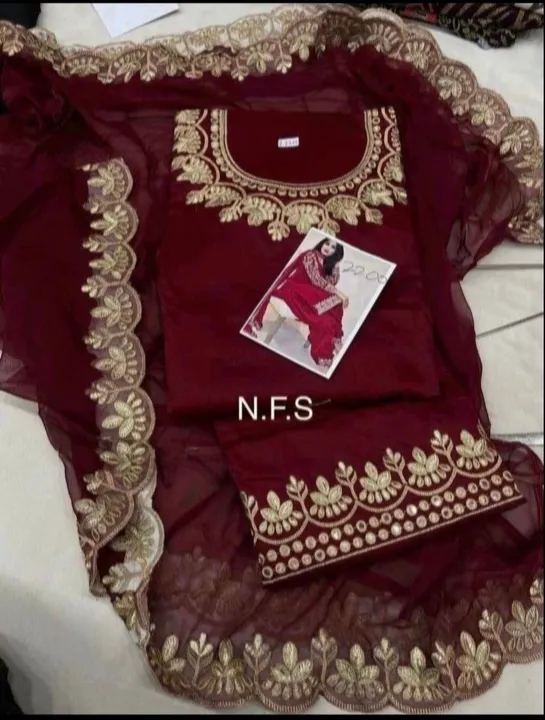 Fabric Top jaam cotton Suit 5mtr uploaded by ModaModee on 3/2/2023