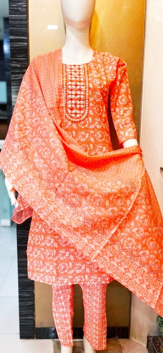  Beautiful womens 💃 defferent look Jaipuri cotton uploaded by Colours seven on 3/2/2023