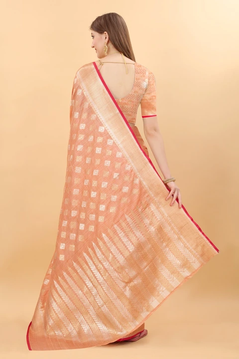 Beautiful cotton zari weaving saree  uploaded by Dhananjay Creations Pvt Ltd. on 3/2/2023