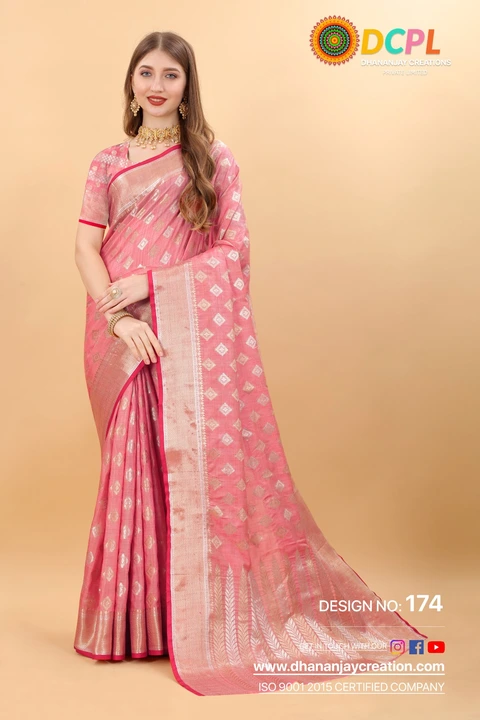 Beautiful saree  uploaded by Dhananjay Creations Pvt Ltd. on 3/2/2023