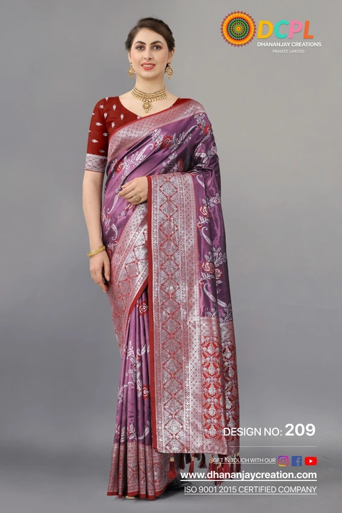 Beautiful saree uploaded by Dhananjay Creations Pvt Ltd. on 3/2/2023