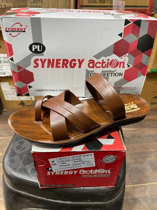 Action pu chappal uploaded by Shoes collection on 3/2/2023