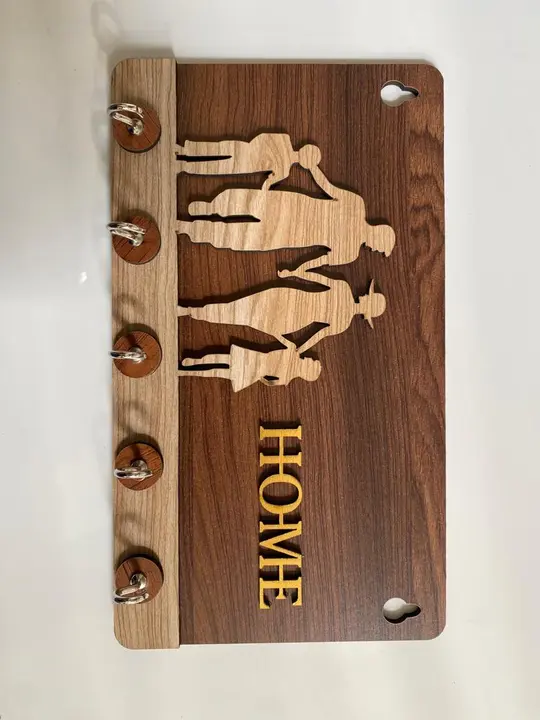 Wooden Key Stand Family Design  uploaded by Jay Khodal Enterprise on 3/2/2023