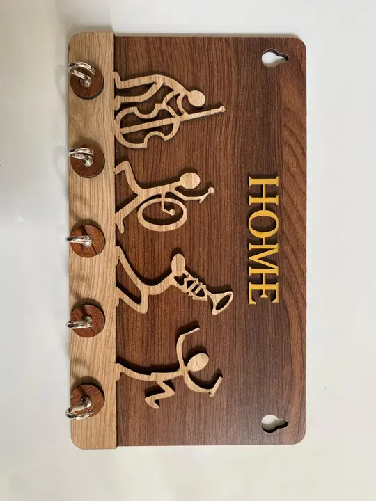 Wooden Key Stand Music Band Design  uploaded by Jay Khodal Enterprise on 3/2/2023