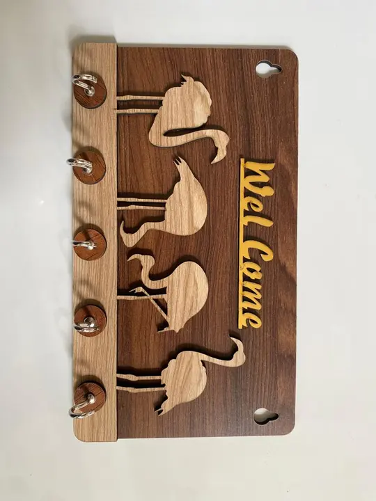 Wooden Key Stand Bird Design  uploaded by Jay Khodal Enterprise on 3/2/2023