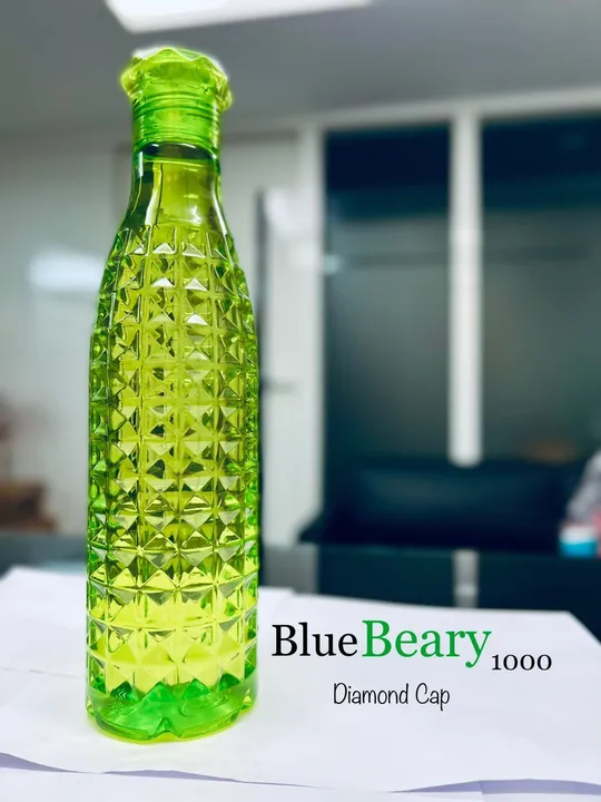 Plastic Water Bottle Blue Beary  uploaded by business on 3/2/2023