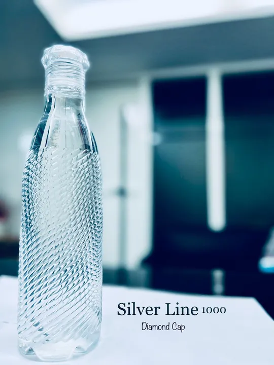 Plastic Water Bottle Silver Line uploaded by business on 3/2/2023