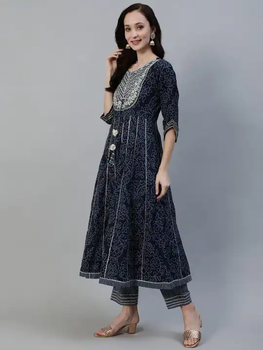 NEW LUNCHING
*Amezing Anaraklai Suit Set (Set Of 3)*

👗 *Beautiful Rayon 140  Fabric Anarkali kurti uploaded by Mahipal Singh on 3/2/2023