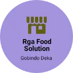 Business logo of RGA FOOD SOLUTION