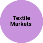 Business logo of Textile markets