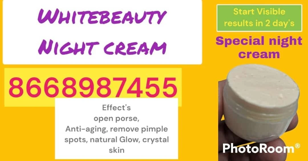 Night cream uploaded by Whitebeauty skin care on 3/2/2023