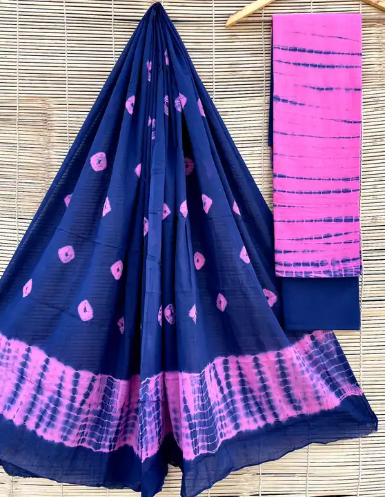 Hand block printed cotton suit with dupatta  uploaded by The print house  on 3/2/2023