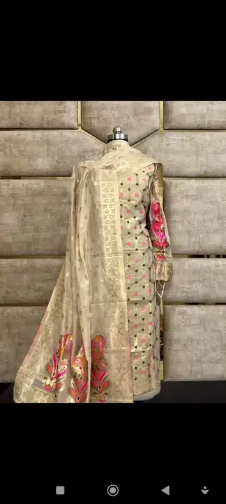 Banarasi cotton jamdani sute silk  uploaded by Razacreation  on 3/2/2023