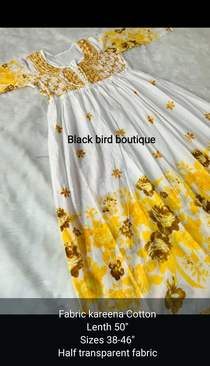 Lucknow's chicken kurta  uploaded by Black bird boutique on 3/2/2023
