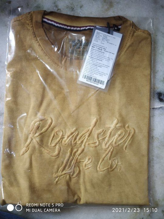 Roadster myntra t shirt uploaded by Uday enterprise on 2/24/2021
