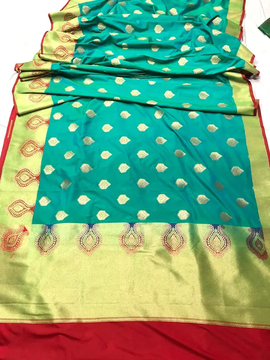 Silk Banarasi handloom saree uploaded by V'VERSE on 3/3/2023