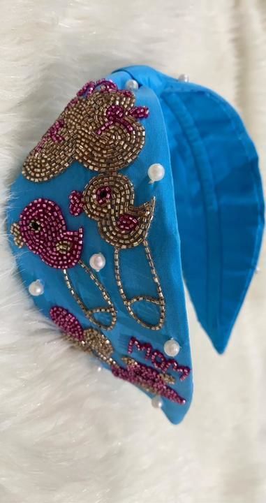 Embroidered turban hairband uploaded by Yourlittleshop on 2/24/2021