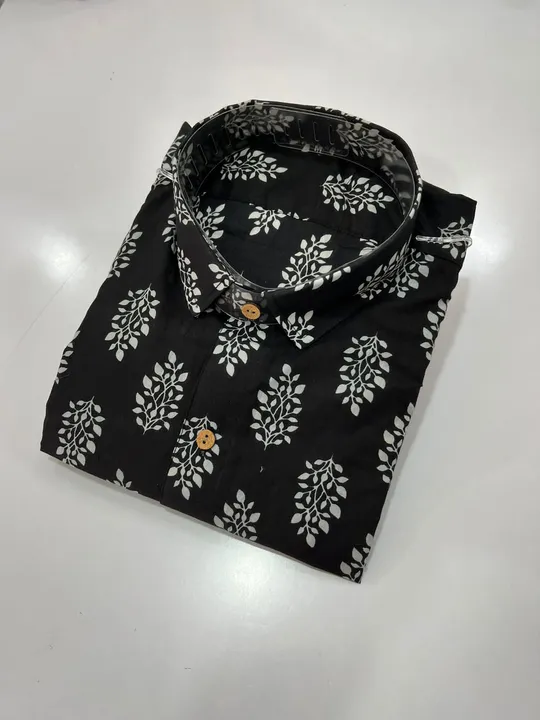 Printed Men's Cotton half Sleeves Shirts  uploaded by Kaveri Kreations on 3/3/2023