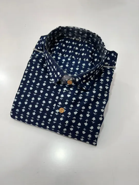 Printed Men's Cotton half Sleeves Shirts  uploaded by Kaveri Kreations on 3/3/2023