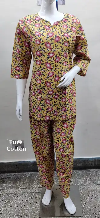 Cotton printed ladies night suit  uploaded by Kaveri Kreations on 3/3/2023
