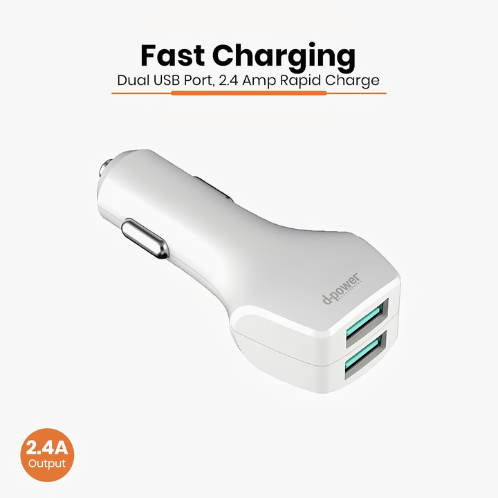 d-Power C20 2.4 Amp Dual USB Fast Car Charger uploaded by Happy Enterprise on 5/31/2024