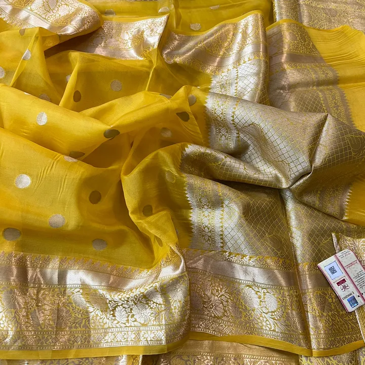 Cora arganja dible saree  uploaded by Jubair Fabrics on 3/3/2023