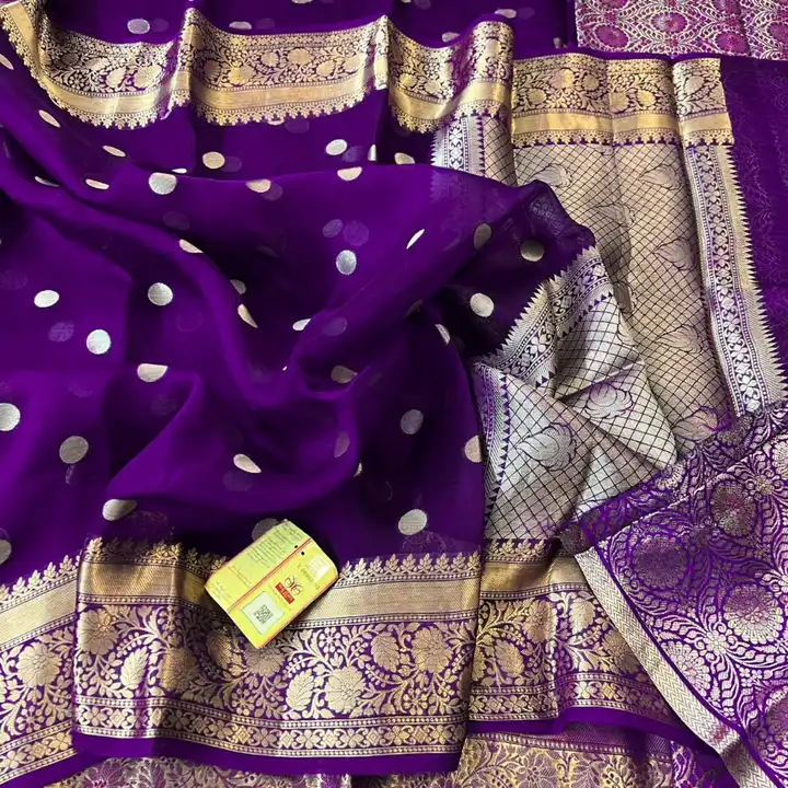 Cora arganja dible saree  uploaded by business on 3/3/2023