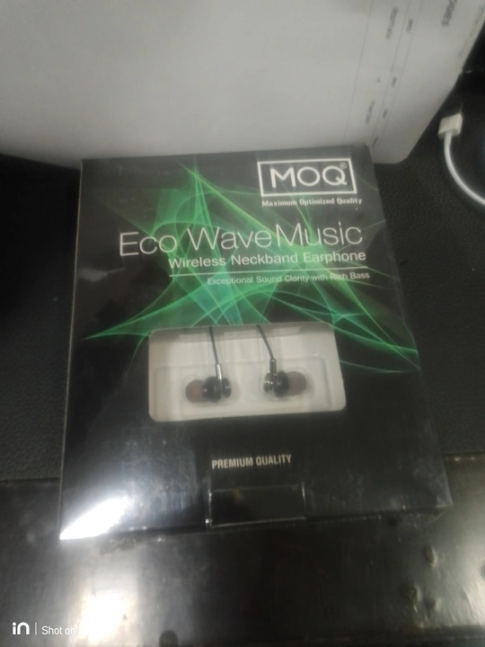 MOQ Eco Wave Bluetooth neckband headphones  uploaded by business on 3/3/2023