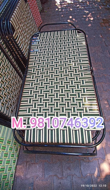 Post image Double pipe double niwar heavy frame metal folding bed in wholesale prices
