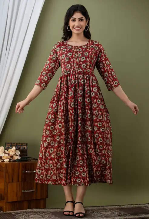 Cotton gown uploaded by urmi collection on 5/31/2024