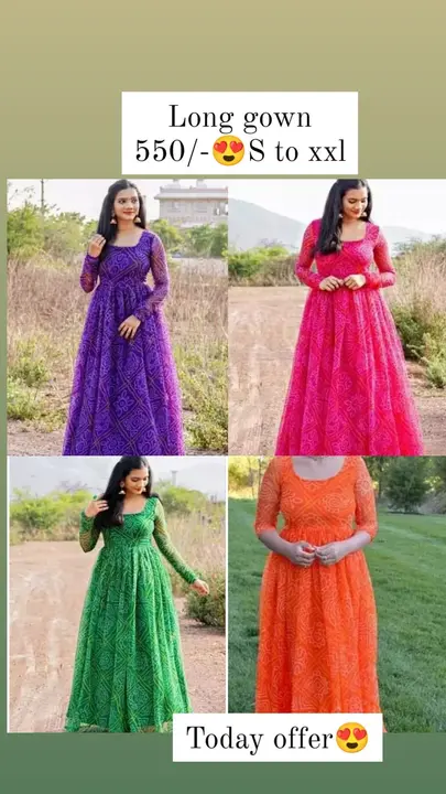 long gown  uploaded by SIRI SHOPPING MALL on 3/3/2023