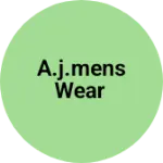 Business logo of A.J.Mens Wear