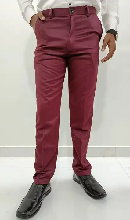 Party Wear Satin Finish Formal Pants uploaded by STANDWELL ENTERPRISES on 3/3/2023