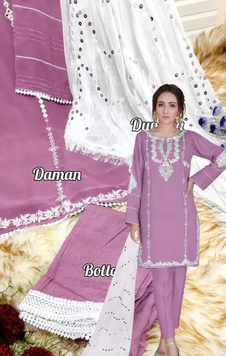 💞🌟 *KALAM CREATION Now launching New Design With New Colours…Kurti With Pant  & Duptta......*🌟💞
 uploaded by Aanvi fab on 3/3/2023