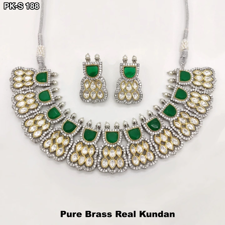 Kundan necklace set uploaded by Sb designs on 3/3/2023