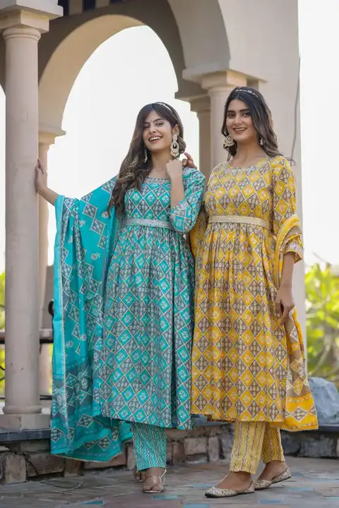 KURTI pants with dupatta set  uploaded by business on 3/3/2023