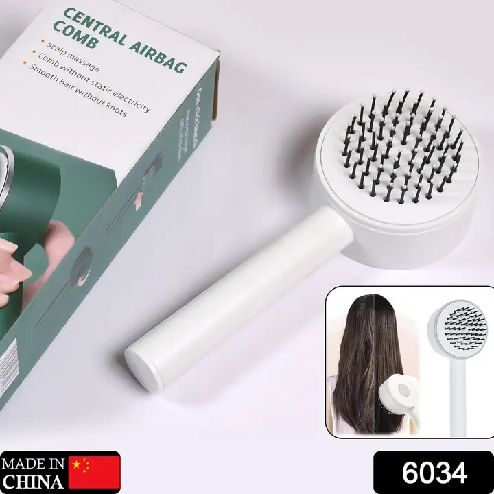 6034﻿ Air Cushion Massage Brush, Airbag Massage Comb with Long Handle, Self-Cleaning Hair Brush, Det uploaded by DeoDap on 3/3/2023
