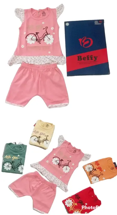 Baby girls set uploaded by Cloth Bazar 9249464435 on 3/3/2023