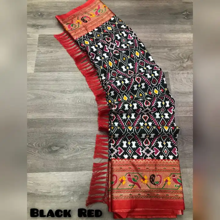 Print patola saree  uploaded by business on 3/3/2023