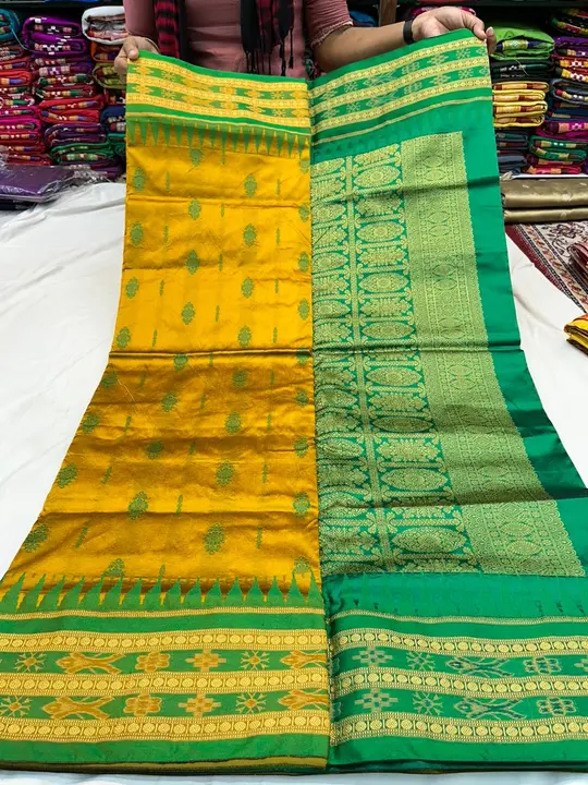 Handloom sambalpuri orjinal saree online payment shipping charges  uploaded by Online shopping buijness on 3/3/2023