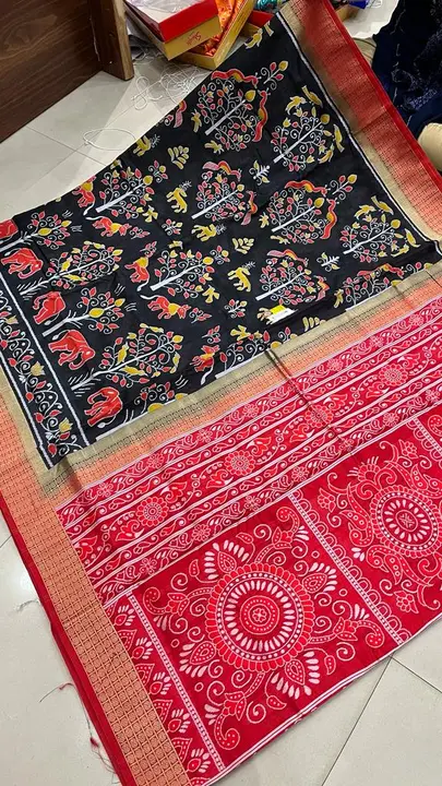 Handloom sambalpuri orjinal saree online payment shipping charges best collection  uploaded by Online shopping buijness on 3/3/2023
