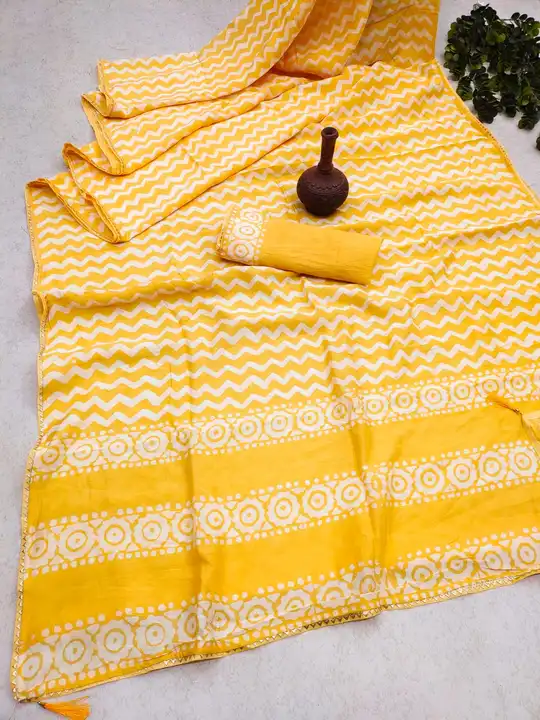 Battik cotton saree  uploaded by Ruhi creation on 3/3/2023