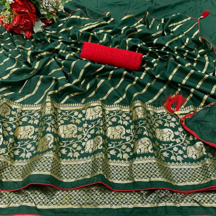 Dolla silk foile print saree  uploaded by business on 3/3/2023