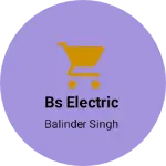 Business logo of Bs electric