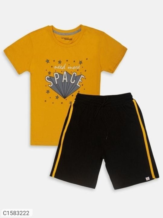 Post image *Catalog Name:* Kids Printed T-Shirt Short Set With FREE 3-Ply Face Masks

Price ₹664/-(₹910-27% dscnt)
टी शर्ट,शार्ट के साथ गिफ्ट 3 प्लाई मास्क

*Details:*
Description: It Has 1 Piece of T-Shirt &amp; 1 Piece of Short With 3-Ply Face Mask
Age: 3-4 Years 5-6 Years 7-8 Years 9-10 Years 11-12 Years 13-14 Years 14-15 Years 15-16 Years
Material: Cotton
Work: Printed
Size (L X W X H in CMs): 20 x 20 x 3
Weight: 240 g
Designs: 4

💥 *FREE Shipping* 
💥 *FREE COD* 
💥 *FREE Return &amp; 100% Refund* 
🚚 *Delivery*: Within 7 days 
आर्डर का लिंक
https://www.mydash101.com/Shop40797660