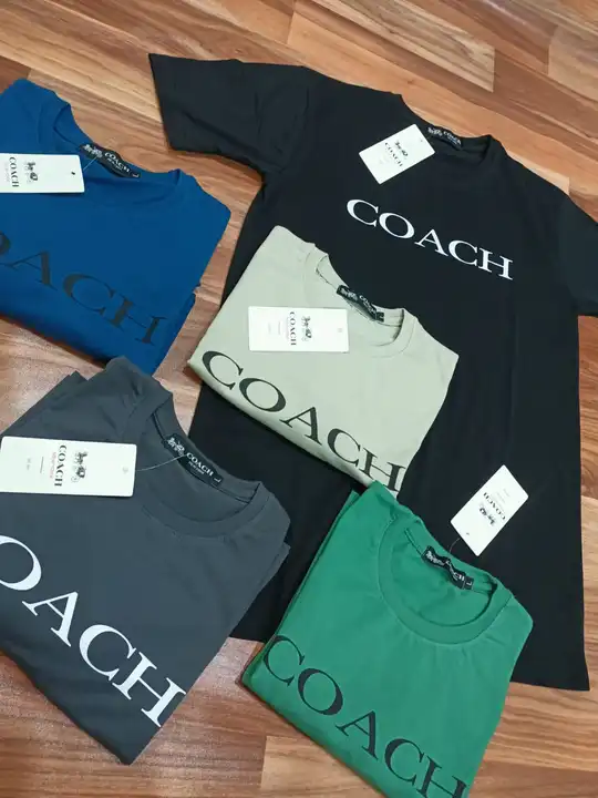 Product image of *COACH T-SHIRT*

*Fabric: COTTON 180GSM*

*SIZES: M L XL XXL*
*5 Colors*
*SET OF 20PC*, ID: coach-t-shirt-fabric-cotton-180gsm-sizes-m-l-xl-xxl-5-colors-set-of-20pc-50fe7db8
