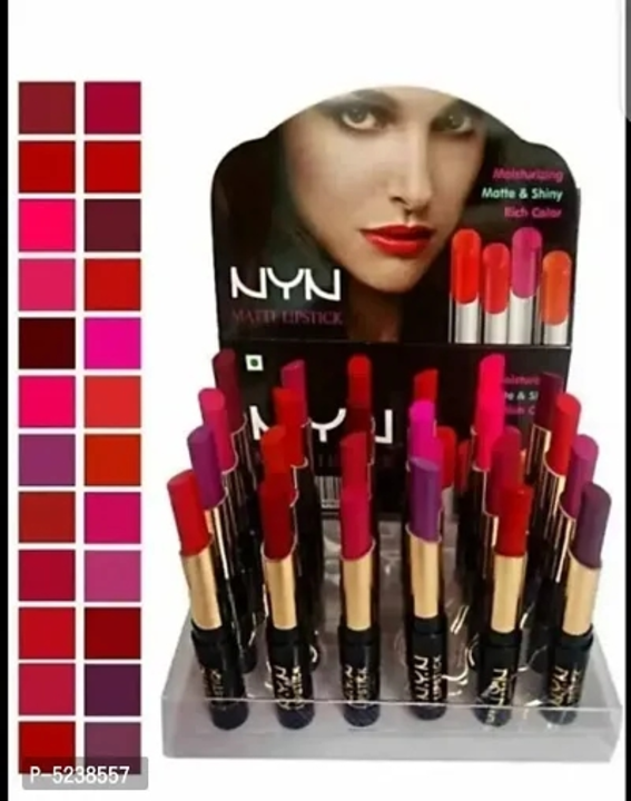 *EWY MAKE UP MATTE LIPSTIC PACK OF 24 uploaded by RAMESH SHOPPING SELAS CORPORATION on 3/3/2023