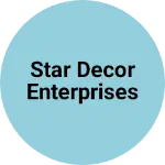 Business logo of Star decor enterprises
