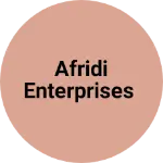Business logo of Afridi enterprises
