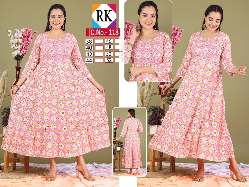 Embroidery work Kurtis  uploaded by H Kumar Manufacturer on 3/3/2023